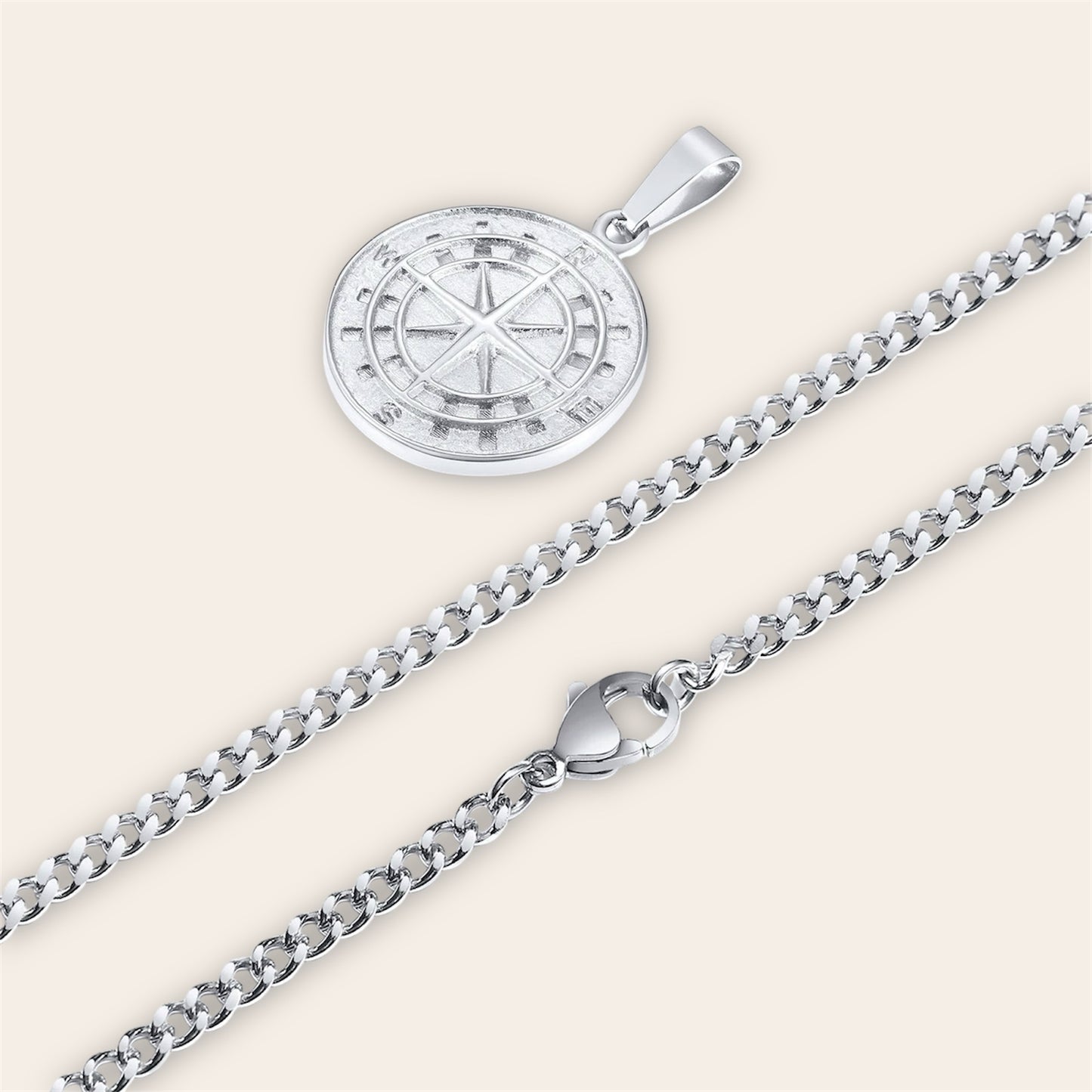 Compass Pendant Necklace