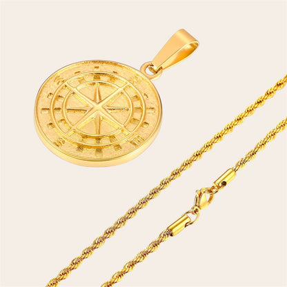 Compass Pendant Necklace