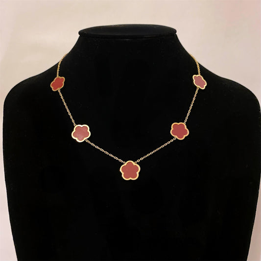 Flower Charm Necklace