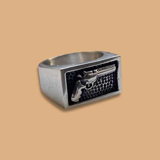 Revolver Signet Ring