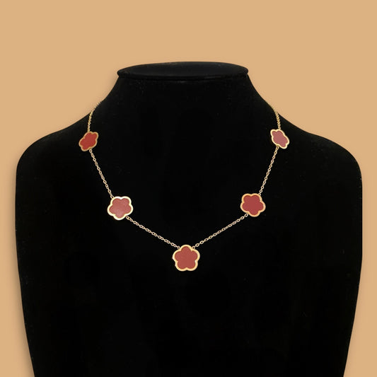 Flower Charm Necklace