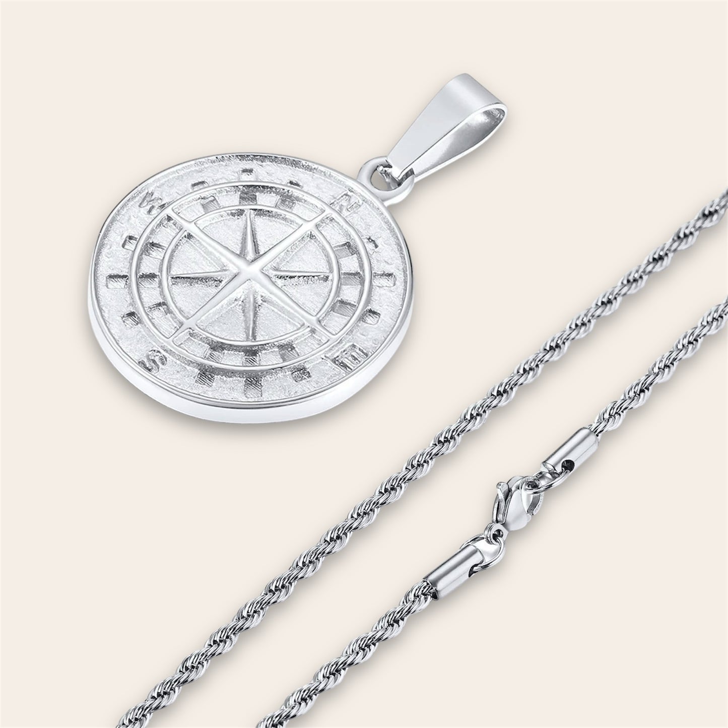 Compass Pendant Necklace