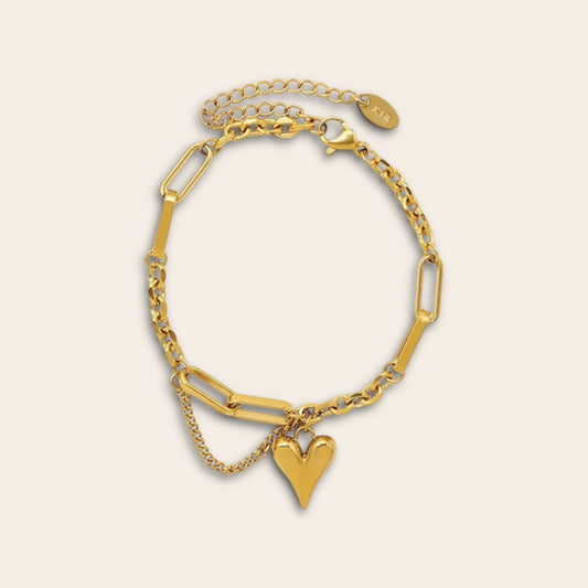 Heart Charm Bracelet