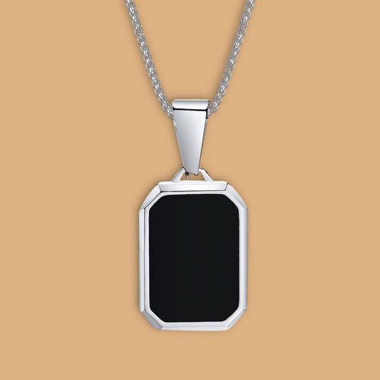 Octagon Pendant Necklace