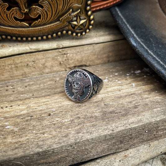 Cowboy Skull Ring