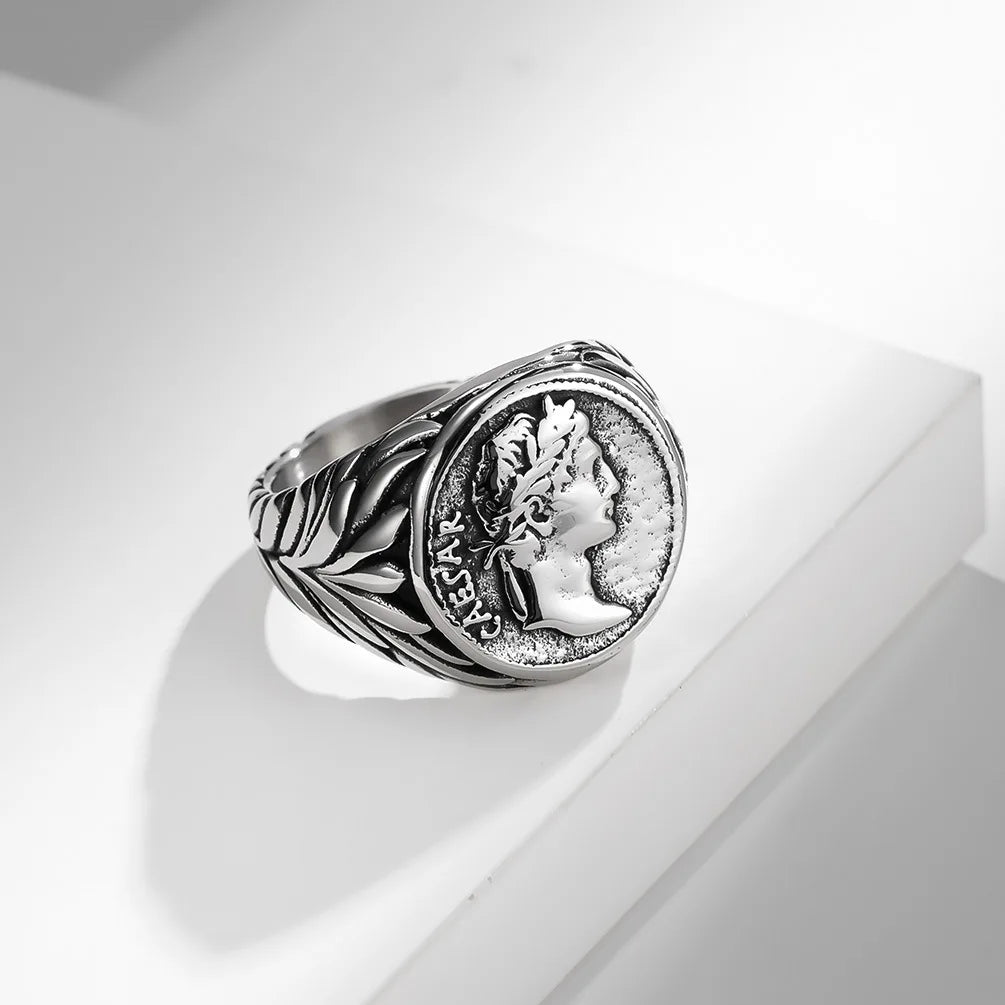 Caesar Signet Ring