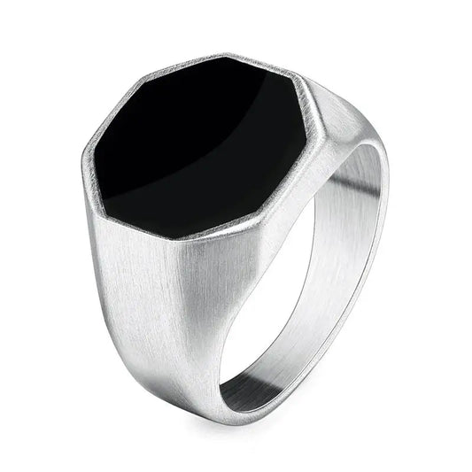 Octagon Signet Ring