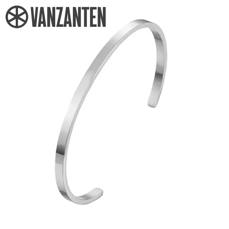 Flat Stainless Steel Bangle